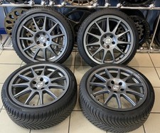 VW GOLF 18" SPEEDLINE TURINI 18" ALLOY WHEELS  &  BRIDGESTONE ALL SEASON  TYRES