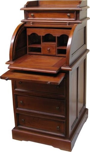 Roll top bureau - roll, drawers