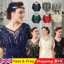 1920s Shawl Wraps Beaded Cover