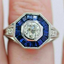 2.90Ct Art Deco Style