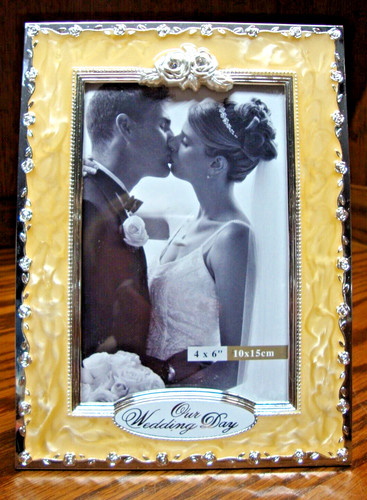 Photo frame faux marble gems - marble,