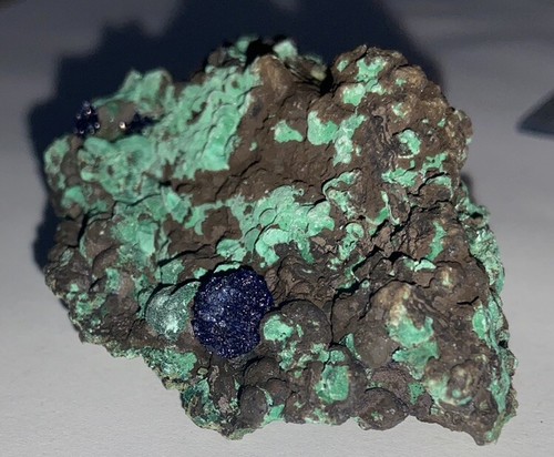Rare malachite azurite cluster - rare,