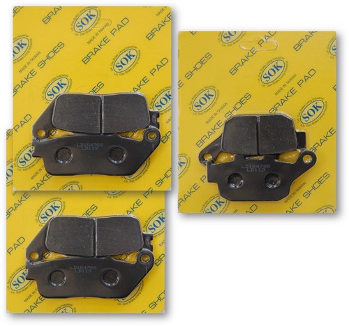 Front rear brake pads fit - front&rear,
