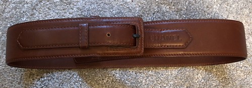 Authentic chanel brown belt - authentic,