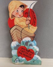 Vintage die cut valentines - vintage, day