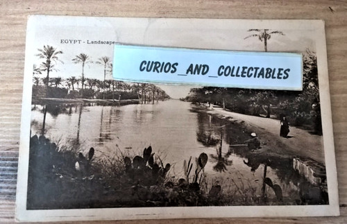 Ww1 egypt landscape - landscape, postcard