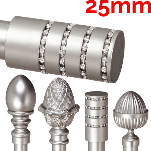 Curtain pole finials - 25, mm