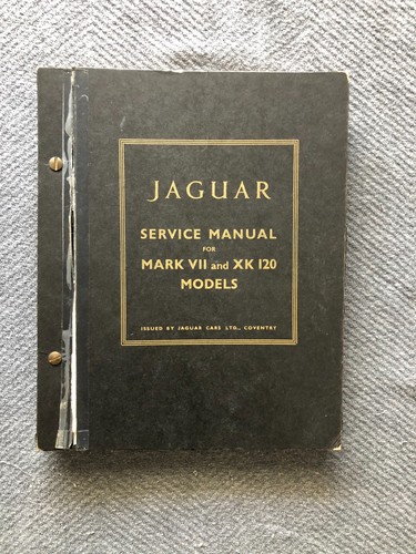 Jaguar service manual for mark - manual,
