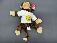 RARE ty Beanie Baby Swinger baby monkey 8.5-inch 2003 with Tag error Back stain