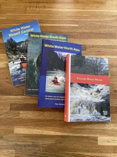 White water kayak canoe guides - white,