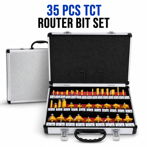 35pc router bit set - router,