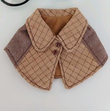 *NO DOLL  Blythe Clothing clothes Shoulder cape Coat Detective Wrap 