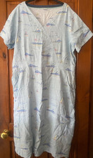 Ladies COTTON TRADERS light blue maxi dress size 22