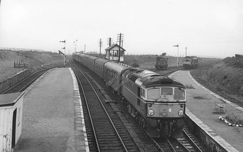 1965 georgemas junction train - 1965,