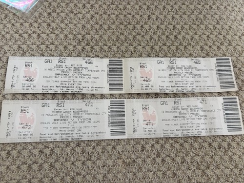 Tickets complete with stubs - tickets,