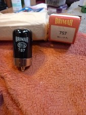 Brimar 7S7 X81 Black Glass Valve Tube NOS Boxed CHEAPEST On Ebay By Far 