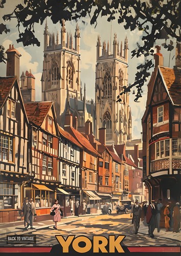 York city vintage british - york,