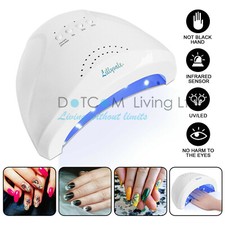 Professional Nail UV Lamp Gels 24/48W LED Nail Dryer Polish Auto Sensor Cure