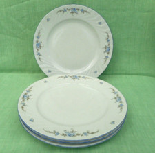 4 vintage Seltmann Weiden "Regina" porcelain dinner plates - 25 cm (9.75")