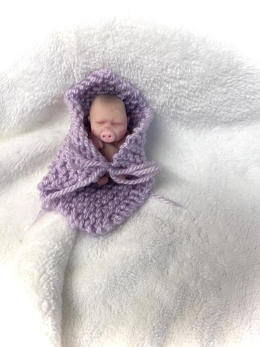 Hand sculpted baby - , polymer