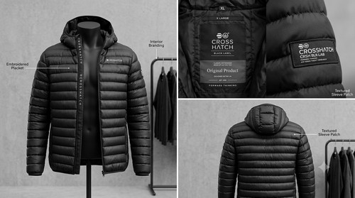 Crosshatch black label - black,