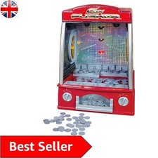 Classic Red Arcade Coin Pusher