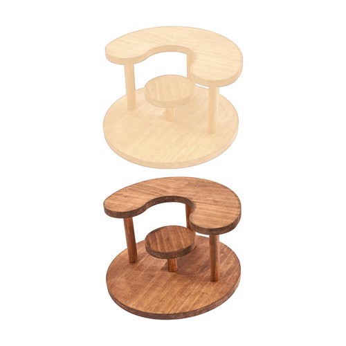 Wood cake stand wooden - stand,