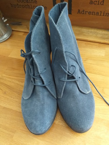 White stuff blue boots - boots, 6