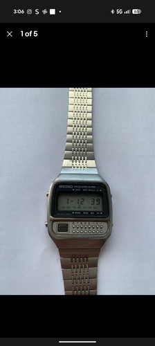 1980s vintage seiko - seiko, calculator