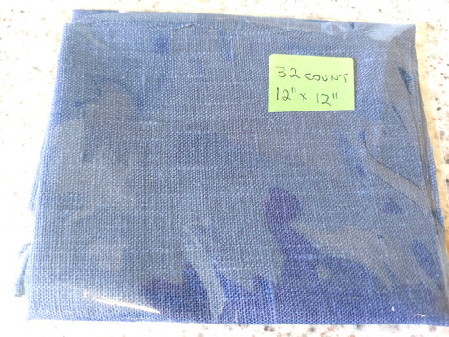 Piece blue 32 count - a,