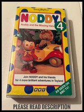 Noddy Vol.4 - Noddy And The Missing Hats (VHS 1994) Children’s Kids Video USED