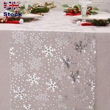 Sparkle Metallic Table Runner Glitter Sequin Flag Tablecloth  Wedding