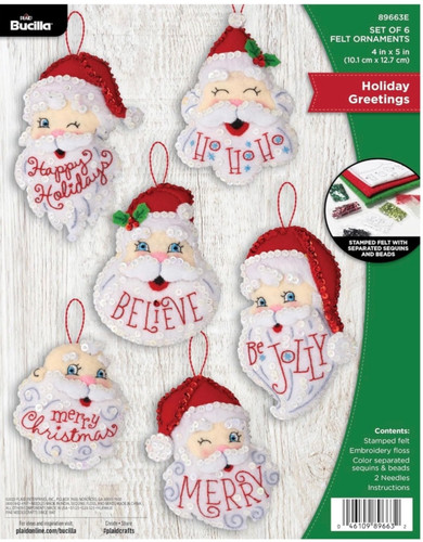 Bucilla holiday greetings - holiday,