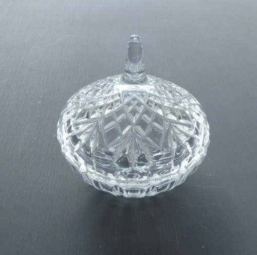 Vintage small glass butter - vintage,