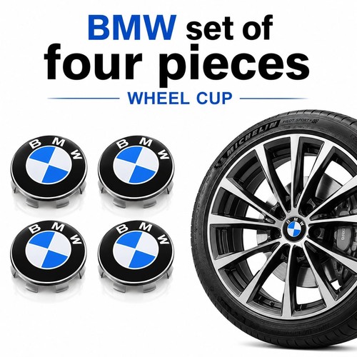 Set bmw wheel centre caps - of,
