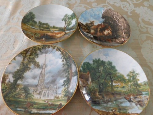 Crown staffordshire plates - 4,