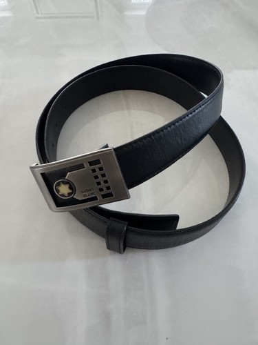 Men mont blanc belt - mont, black