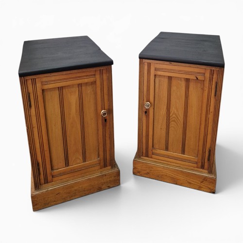 Antique pair victorian bedside - antique,