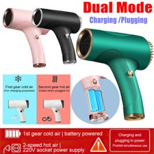 Portable USB Cordless Hair Dryer Versatile Hairdressing Electric Rechargeable