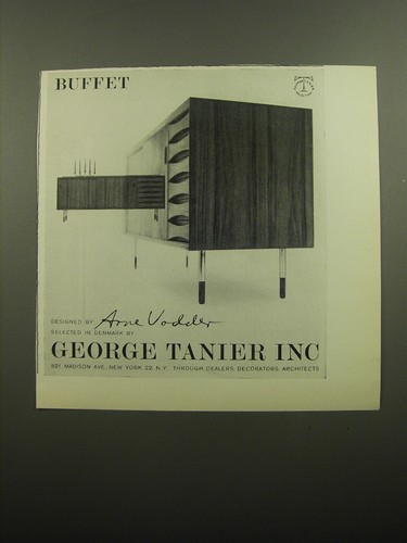 1960 george tanier buffet - tanier, by
