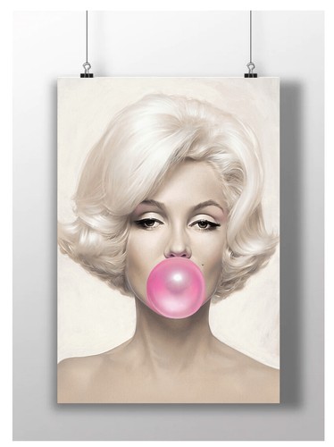 Marilyn monroe pink bubblegum - marilyn,