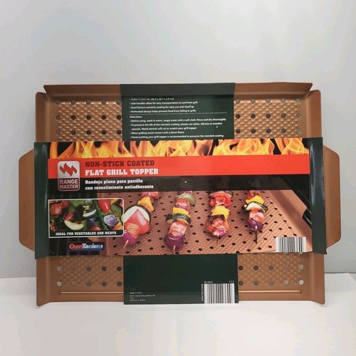 Grill topper flat pan - flat,