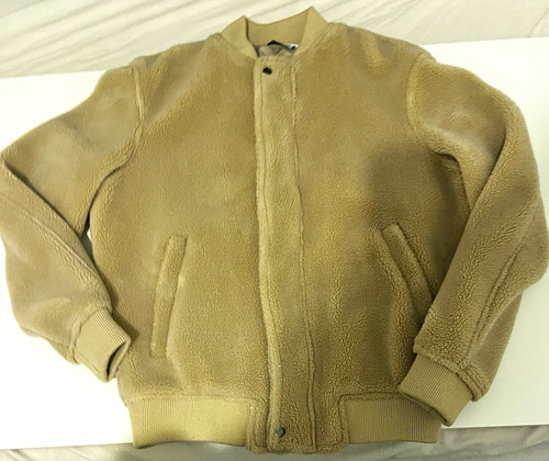 Zara beige teddy - zara, bomber