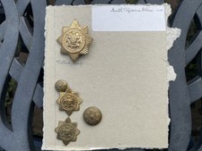 Rare South Africa Police Force Cap badge, Collars & buttons African Constabulary