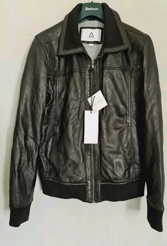 Sheepskin leather jacket - sheepskin, men