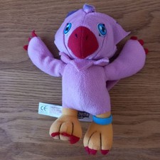 Vintage Play By Play Digimon Biyomon Pink Bird Plush Toy (1999)