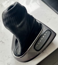 Mg Zt Rover 75 Automatic Gearstick surround , Black perforated Leather, Grey.