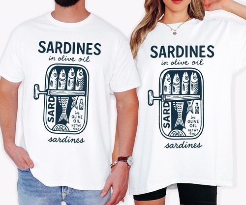 Sardines olive oil shirt - oil, t-shirt