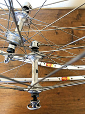 Campagnolo Record Hubs On Mavic Argent 10 Tubular Rims Wheelset, 32H, Excellent