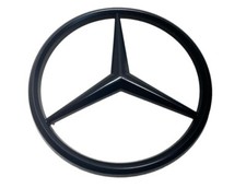 Grille emblem black mercedes - grille,